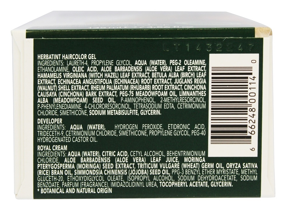 Gel Permanente Haircolor Herbal 8D Loiro Dourado Claro - 4.5 fl. oz. Herbatint - Imagem 3