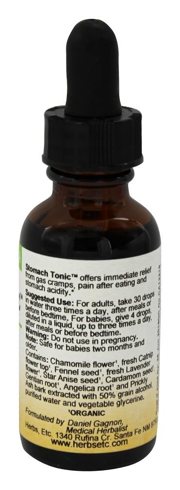 Força profissional tônica do estômago - 1 fl. oz. Herbs Etc - Imagem 2