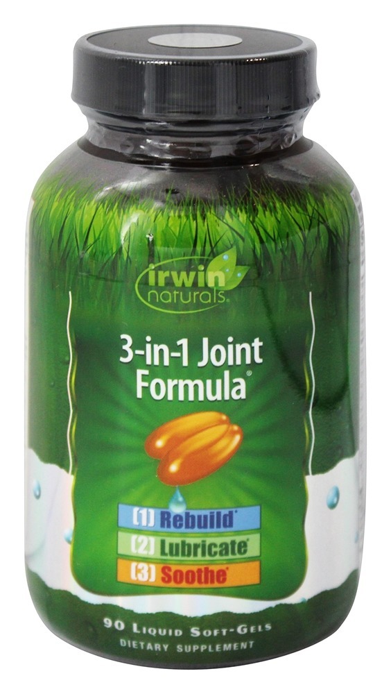 Fórmula Conjunta 3 em 1 - 90 Gelcaps Irwin Naturals