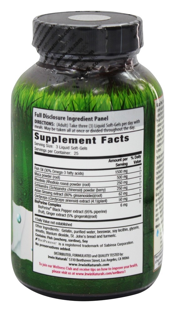 Ginza-Plus - 75 Softgels Irwin Naturals - Imagem 2