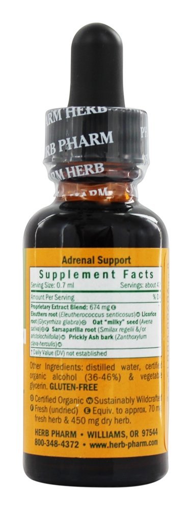 Composto Adrenal Tônico Composto - 1 fl. oz. Herb Pharm - Imagem 2