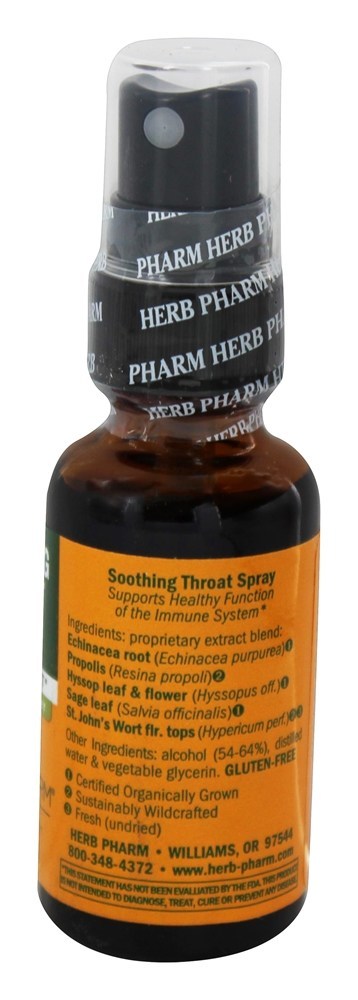 Pulverizador da garganta do Echinacea do Propolis - 1 fl. oz. Herb Pharm - Imagem 2