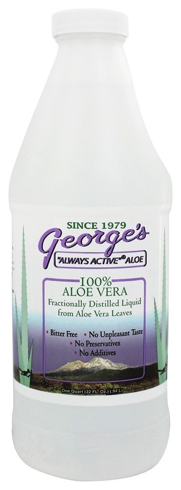 100% Aloe Vera Líquida - 32 fl. oz. George's Aloe