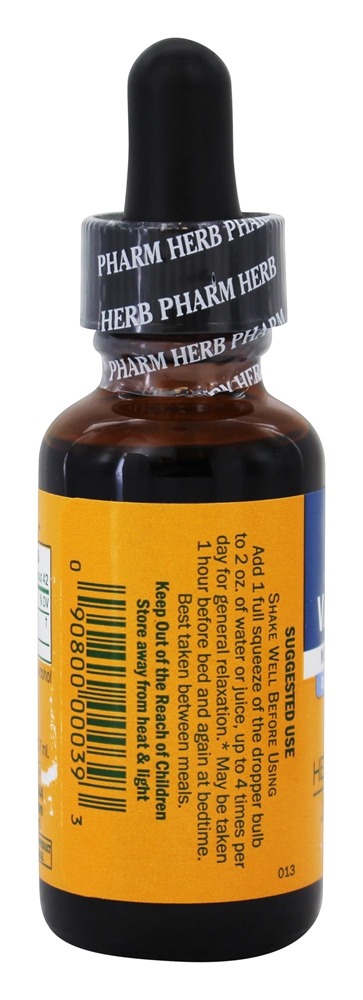 Rhizome com extracto líquido de raízes valerianas para suporte ao sistema nervoso - 1 fl. oz. Herb Pharm - Imagem 3