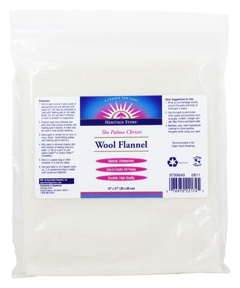 Flanela de lã de Palma Christi Heritage
