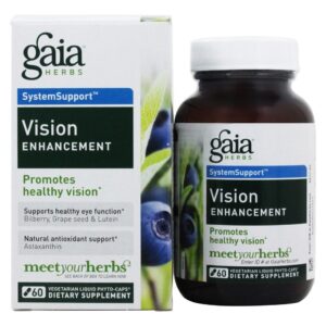 Vision Enhancement Para Uma Visão Saudável - Cápsulas vegetarianas 60 Gaia Herbs