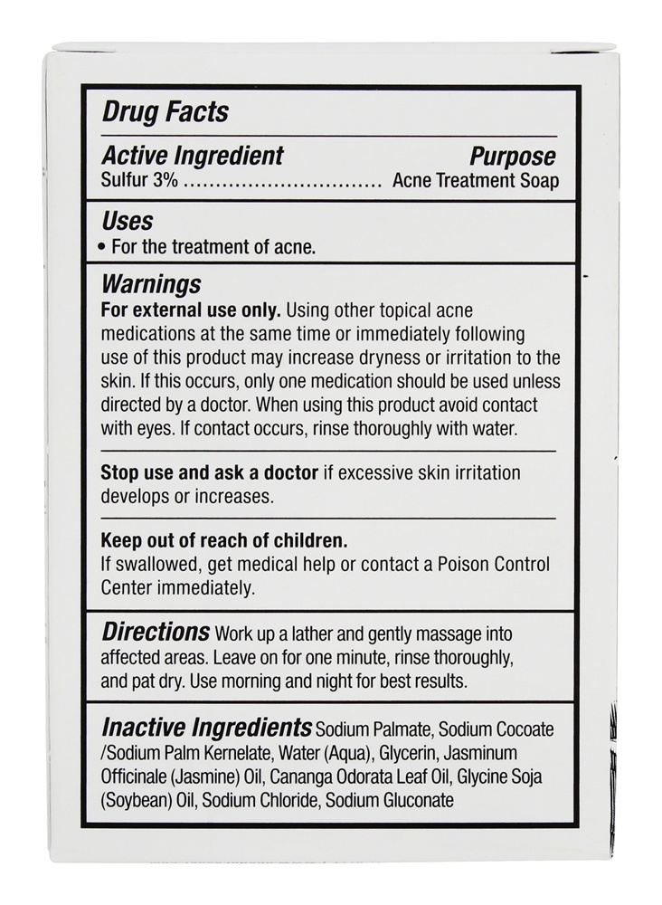 Thylox Acne Tratamento Sabonete com Enxofre - 3.25 oz. The Grandpa Soap Co. - Imagem 2