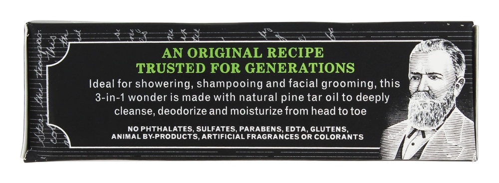 Sabonete de Alcatrão de Pinho Original - 4.25 oz. The Grandpa Soap Co. - Imagem 3