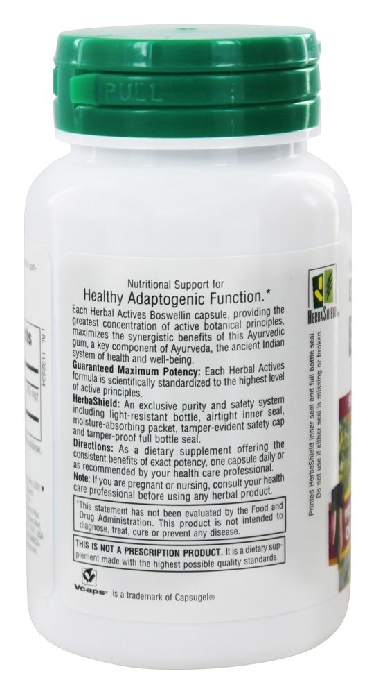 Herbal ativa Boswellin 300 mg. - Cápsulas vegetarianas 60 Natures Plus - Imagem 3