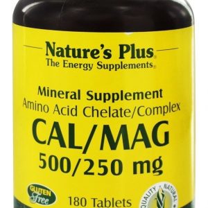Comprar cal / mag 500 / 250 mg - 180 tablets natures plus preço no brasil cálcio e magnésio vitaminas e minerais suplemento importado loja 39 online promoção -