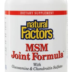 MSM Fórmula Para as Articulações Com Sulfato de Glucosamina & Condroitina - Cápsulas 180 Natural Factors