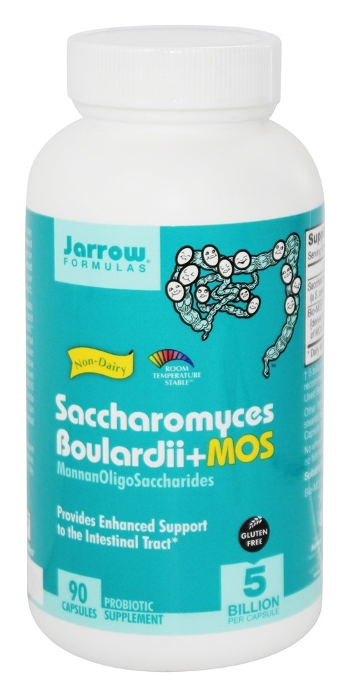 Saccharomyces Boulardii + MOS - Cápsulas vegetarianas 90 Jarrow Formulas