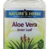 Comprar folha interna de aloe vera - cápsulas 100 nature's herbs preço no brasil moringa oleifera suplementos nutricionais suplemento importado loja 5 online promoção -