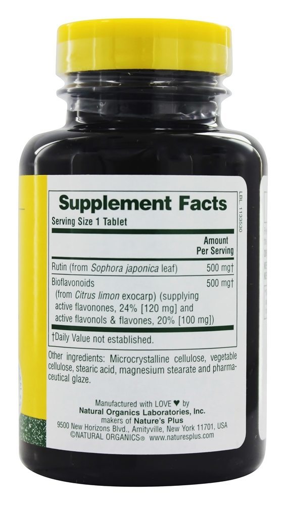 Biorutina 1000 mg. - 90 Tablets Natures Plus - Imagem 2