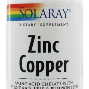 Comprar zinco 50mg cobre 2 mg. - cápsulas vegetarianas 100 solaray preço no brasil vitaminas e minerais zinco suplemento importado loja 263 online promoção -