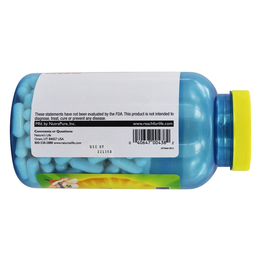 Magnésio 500 mg. - Cápsulas 250 Nature's Life - Imagem 4