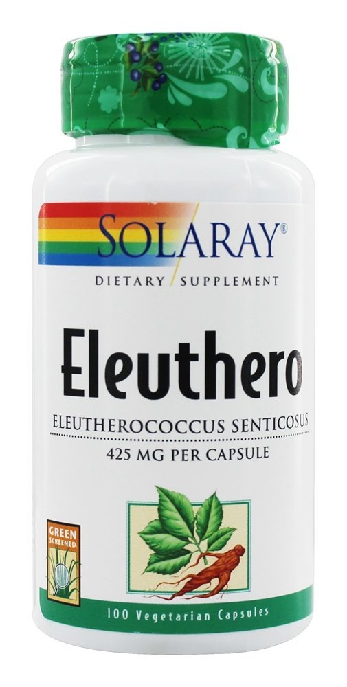 Eleuthero 425 mg. - Cápsulas 100 Solaray