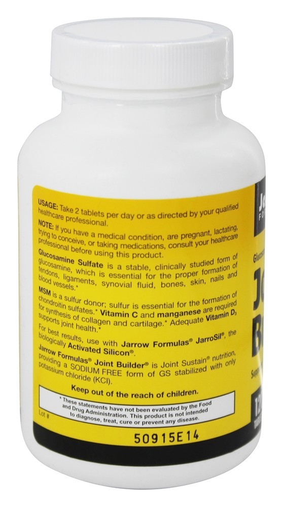 Construtor Conjunto 750 mg. - 120 Tablets Jarrow Formulas - Imagem 3
