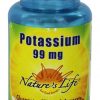 Comprar potássio 99 mg. - cápsulas 100 nature's life preço no brasil prata vitaminas e minerais suplemento importado loja 9 online promoção -