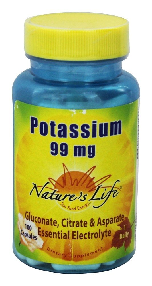 Potássio 99 mg. - Cápsulas 100 Nature's Life