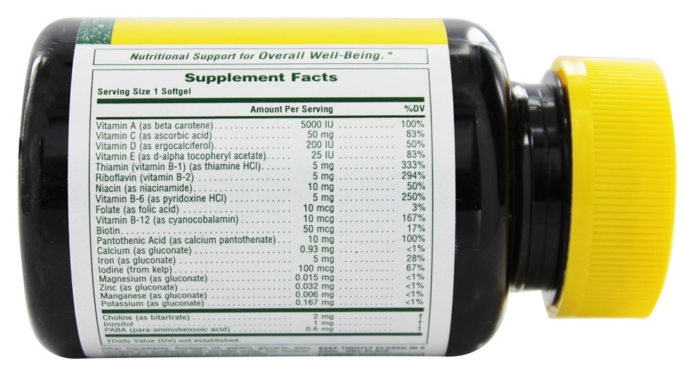 Gelatina Vita-Gels para Crianças Laranja - 180 Softgels Natures Plus - Imagem 2