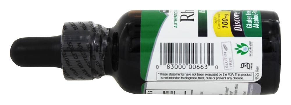 Raiz de Rhodiola sem álcool - 1 fl. oz. Nature's Answer - Imagem 3