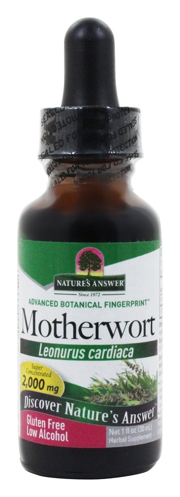 Álcool orgânico erva Motherwort - 1 fl. oz. Nature's Answer