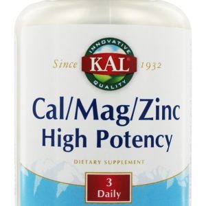 Comprar cal/mag/zinco de alta potência - 100 tablets kal preço no brasil cálcio e magnésio vitaminas e minerais suplemento importado loja 293 online promoção -