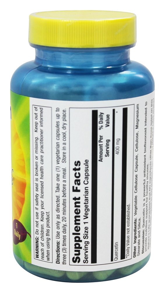 Quercetina 400 mg. - Cápsulas vegetarianas 100 Nature's Life - Imagem 2
