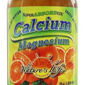 Comprar superabsorbeze cálcio magnésio líquido fresco laranja - 16 fl. Oz. Nature's life preço no brasil cromo vitaminas e minerais suplemento importado loja 191 online promoção -
