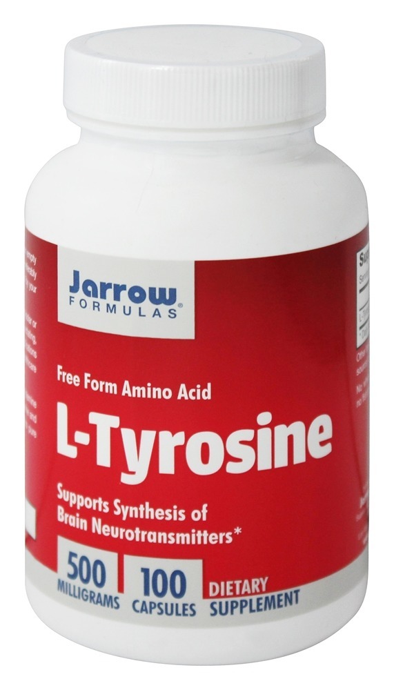 L-Tirosina 500 mg. - Cápsulas 100 Jarrow Formulas