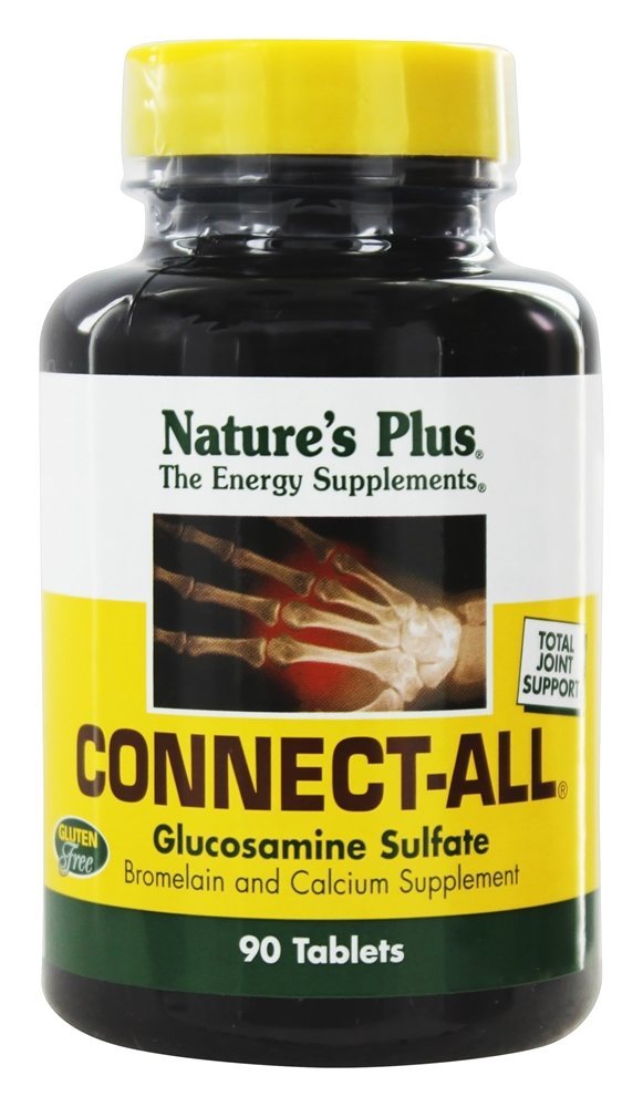 Connect-All Sulfato de Glucosamina - 90 Tablets Natures Plus