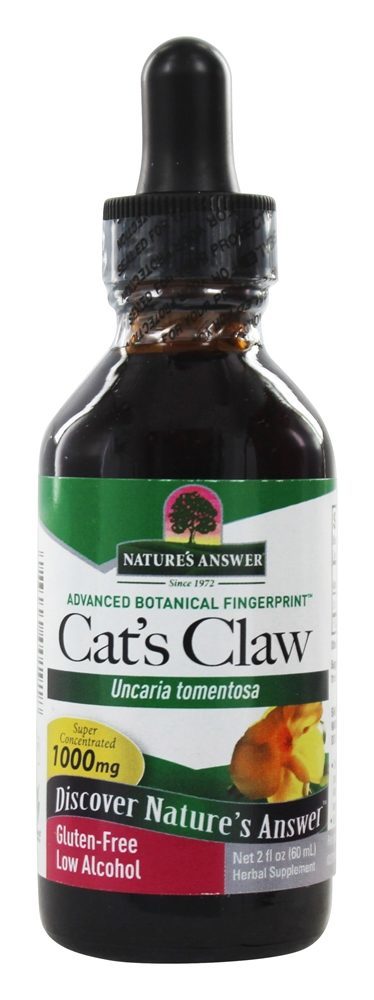 De gato Garra Una De Gato Interior Casca Orgânico álcool - 2 fl. oz. Nature's Answer