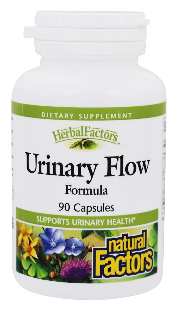 Fórmula de Fluxo Urinário HerbalFactors - Cápsulas 90 Natural Factors