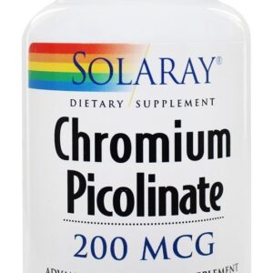 Comprar picolinato de cromo 200 mcg. - 100 tablets solaray preço no brasil cromo vitaminas e minerais suplemento importado loja 277 online promoção -