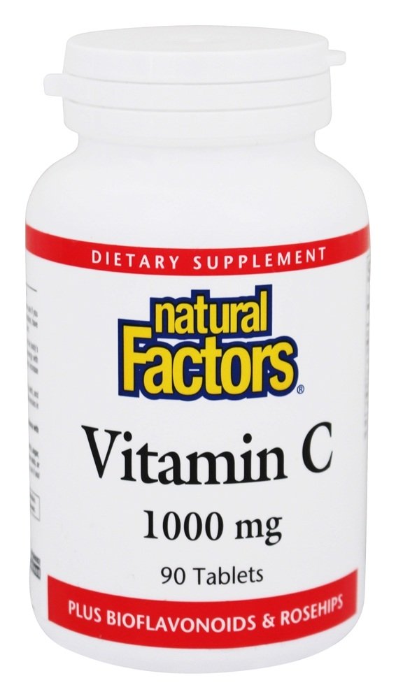 Vitamina C Plus Bioflavonóides e Rosa Mosqueta 1000 mg. - 90 Tablets Natural Factors