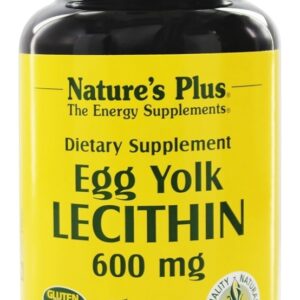 Lecitina de Gema de Ovo 600 mg. - Cápsulas vegetarianas 90 Natures Plus