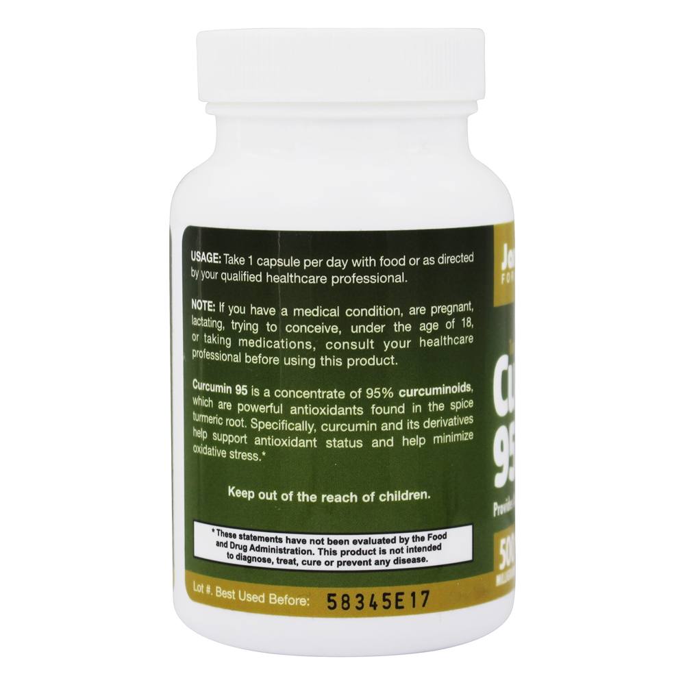 Curcumin-95 500 mg. - Cápsulas 60 Jarrow Formulas - Imagem 3