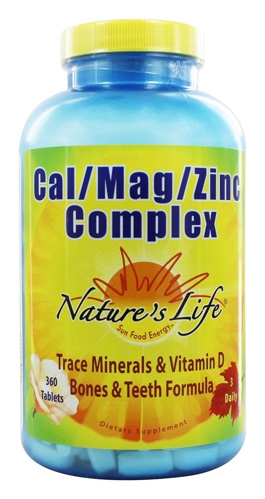 Cal Cavaquear Zinco Complexo - 360 Tablets Nature's Life