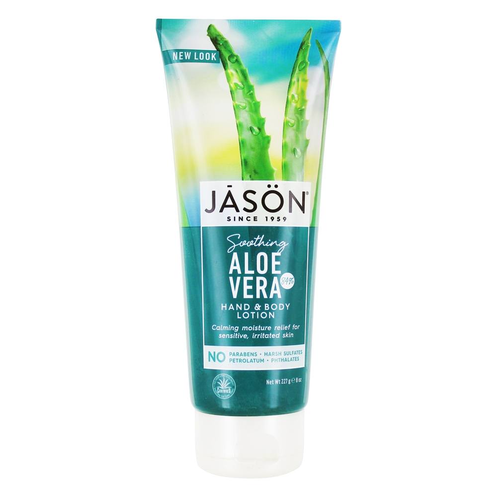 Loção Calmante para Mãos e Corpo Aloe Vera - 8 fl. oz. JASON Natural Products