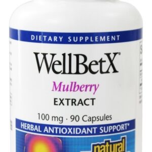 Extrato de Mulberry WellBetX 100 mg. - Cápsulas 90 Natural Factors