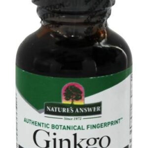 Ginkgo Biloba Sem Álcool - 1 fl. oz. Nature's Answer