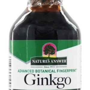 Folha de Ginkgo Sem Álcool - 2 fl. oz. Nature's Answer