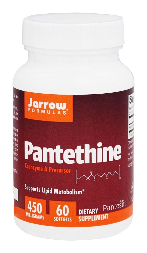 Pantethine 450 mg. - 60 Softgels Jarrow Formulas