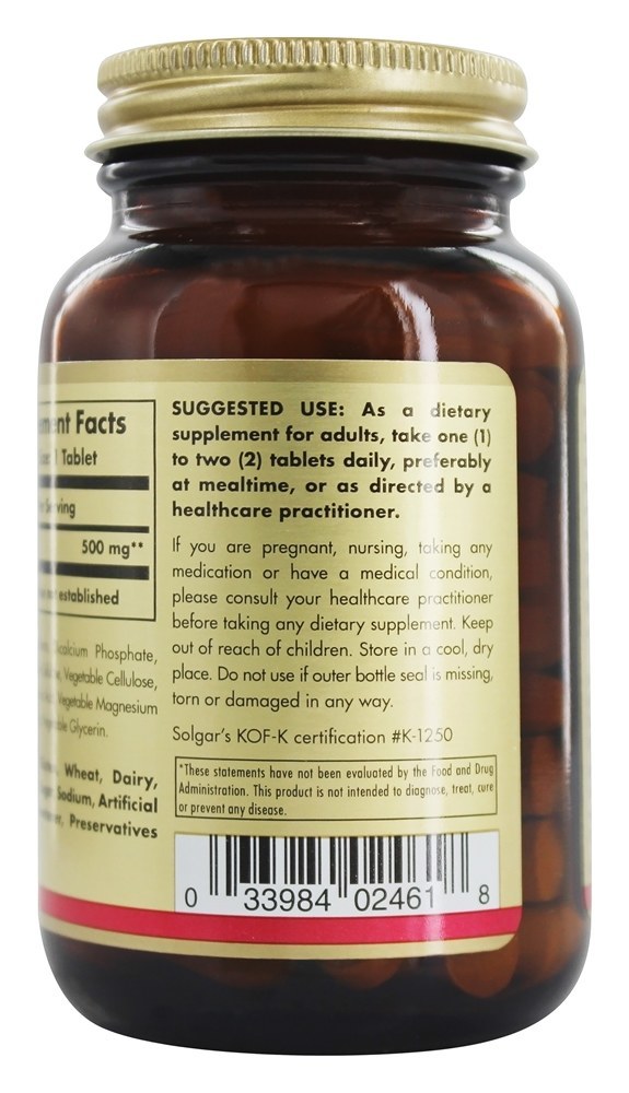 Rutina Bioflavonóide Protetor 500 mg. - 100 Tablets Solgar - Imagem 3