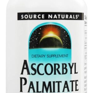 Palmitato de Ascorbil Éster de Vitamina C Solúvel em Gordura 500 mg. - Cápsulas 180 Source Naturals