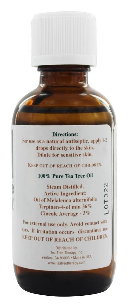 Pure Óleo Essencial de Melaleuca 100% Puro - 2 fl. oz. Tea Tree Therapy - Imagem 2
