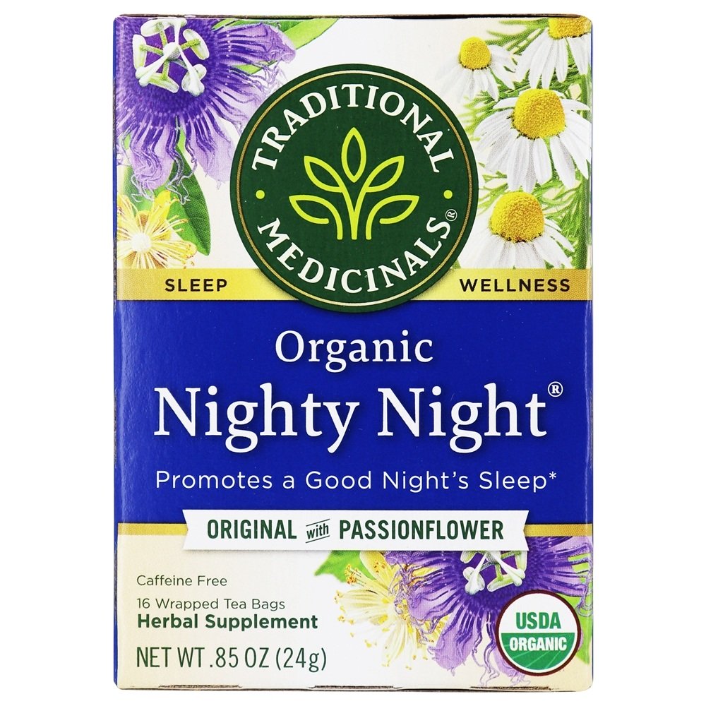 Chá de ervas noturnas noturnas - 16 Saquinhos de Chá Traditional Medicinals