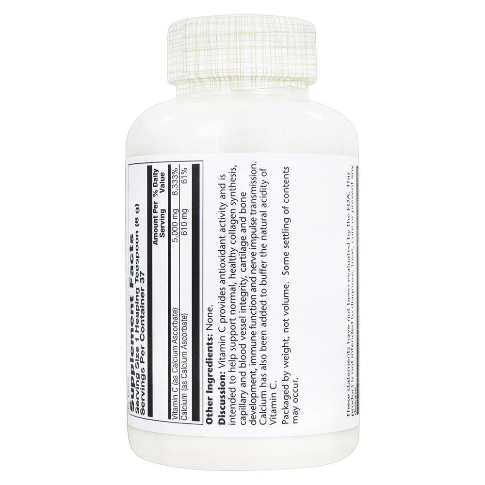Pó de Vitamina C Tamponada 5000 mg . - 8 oz. Solaray - Imagem 3