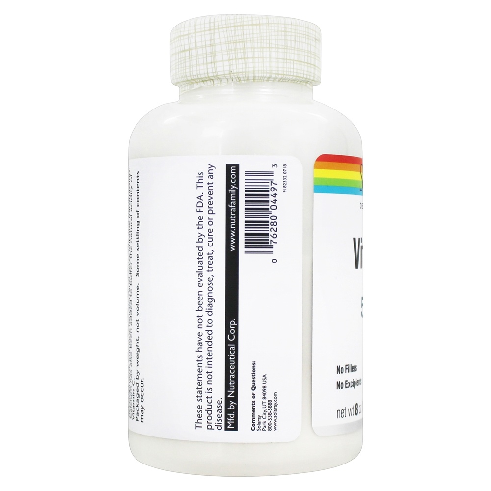 Pó de Vitamina C Tamponada 5000 mg . - 8 oz. Solaray - Imagem 4